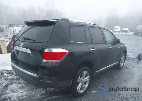 2013 Toyota Highlander Limited V6 z USA, uszkodzony, nr VIN 5TDDK3EH2DS243629